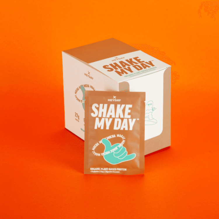 Heyday – Organic Plant-Based Protein – Mocha boxes