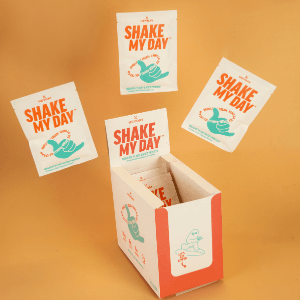 Heyday – Organic Plant-Based Protein – boxes